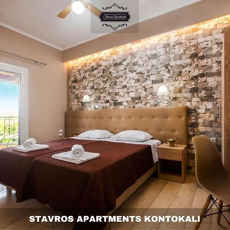 Stavros Apartments Kontokali Next To Gouvia Marina ภายนอก รูปภาพ