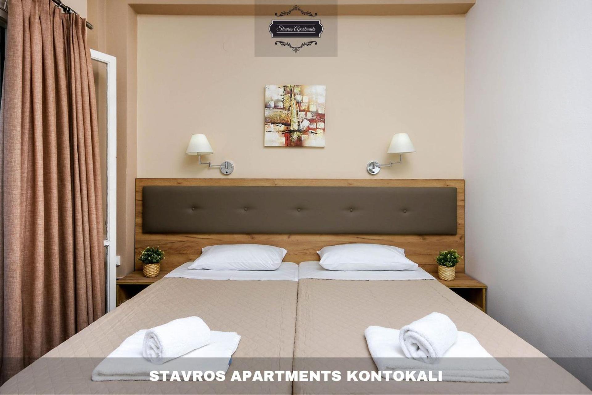 Stavros Apartments Kontokali Next To Gouvia Marina ภายนอก รูปภาพ