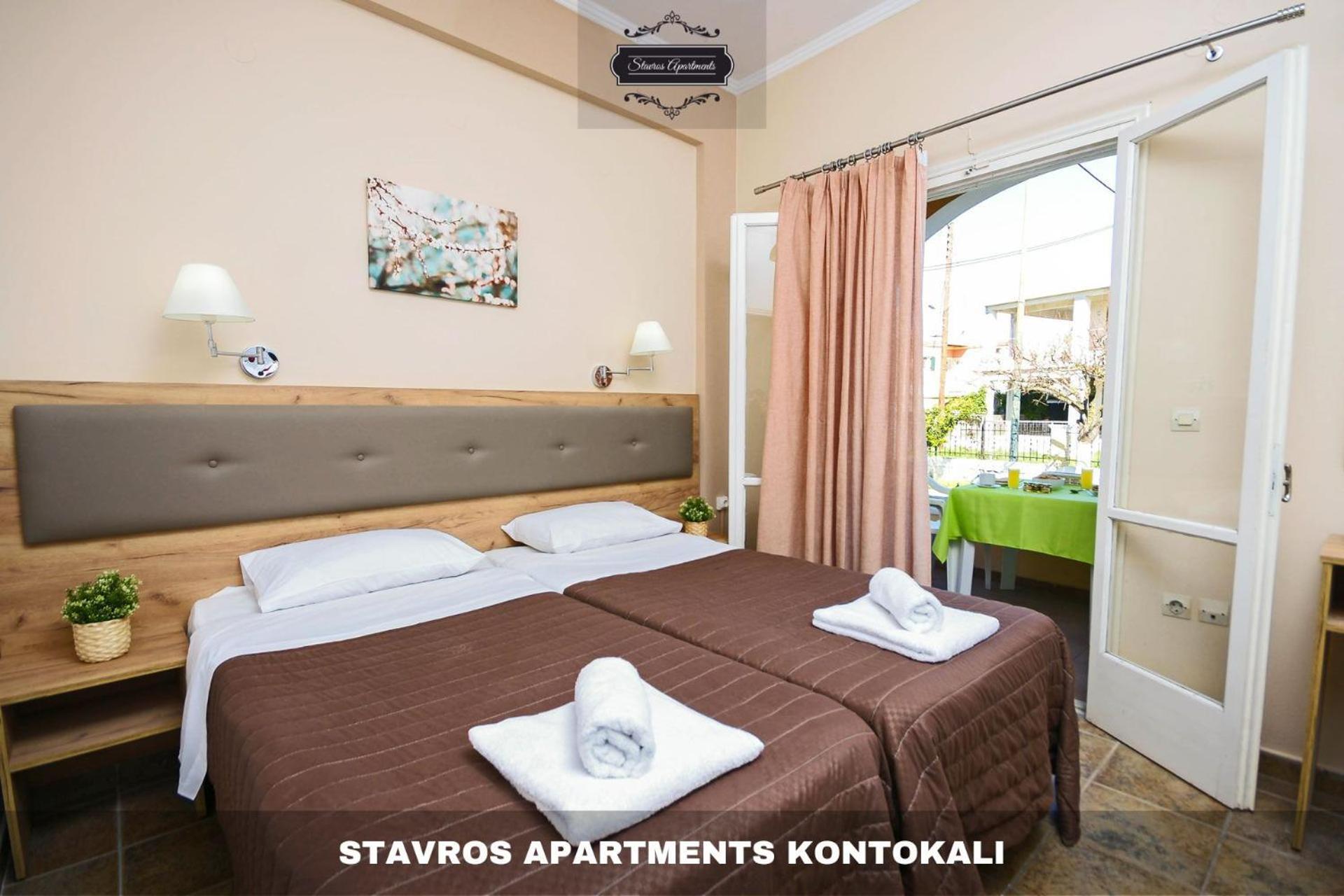 Stavros Apartments Kontokali Next To Gouvia Marina ภายนอก รูปภาพ