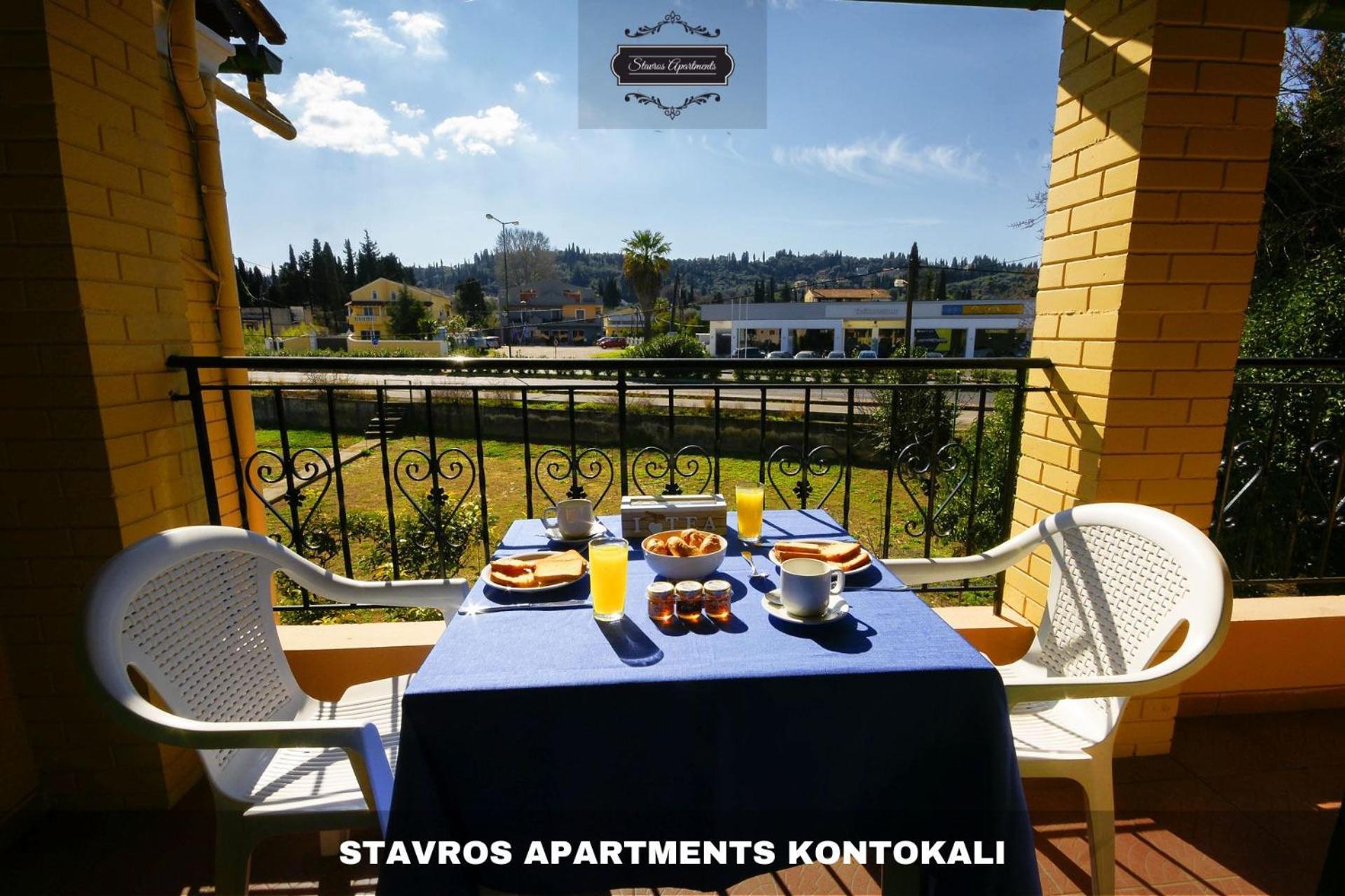Stavros Apartments Kontokali Next To Gouvia Marina ภายนอก รูปภาพ