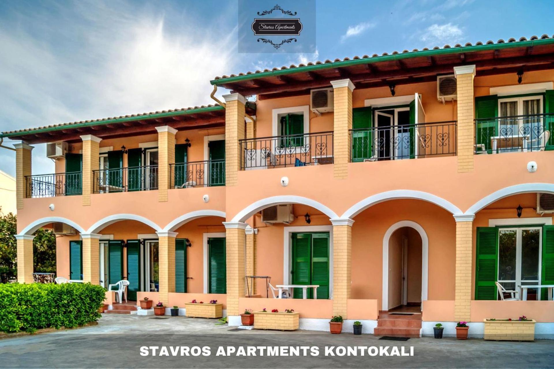 Stavros Apartments Kontokali Next To Gouvia Marina ภายนอก รูปภาพ