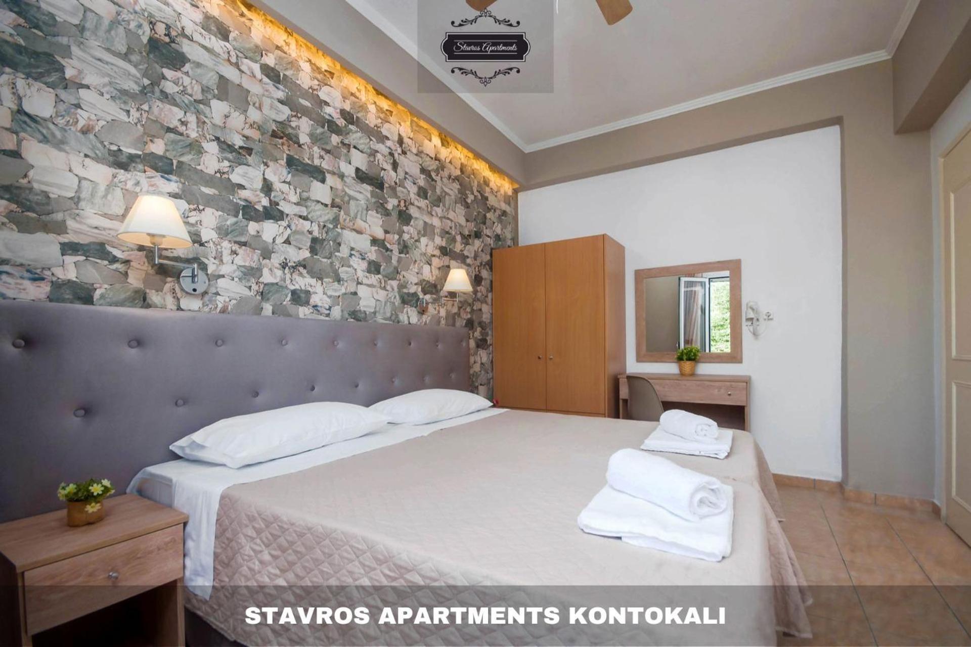 Stavros Apartments Kontokali Next To Gouvia Marina ภายนอก รูปภาพ