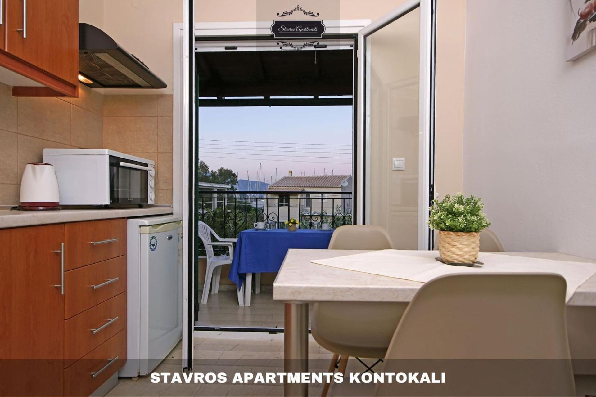 Stavros Apartments Kontokali Next To Gouvia Marina ภายนอก รูปภาพ